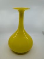 Vase Glasvase gelb