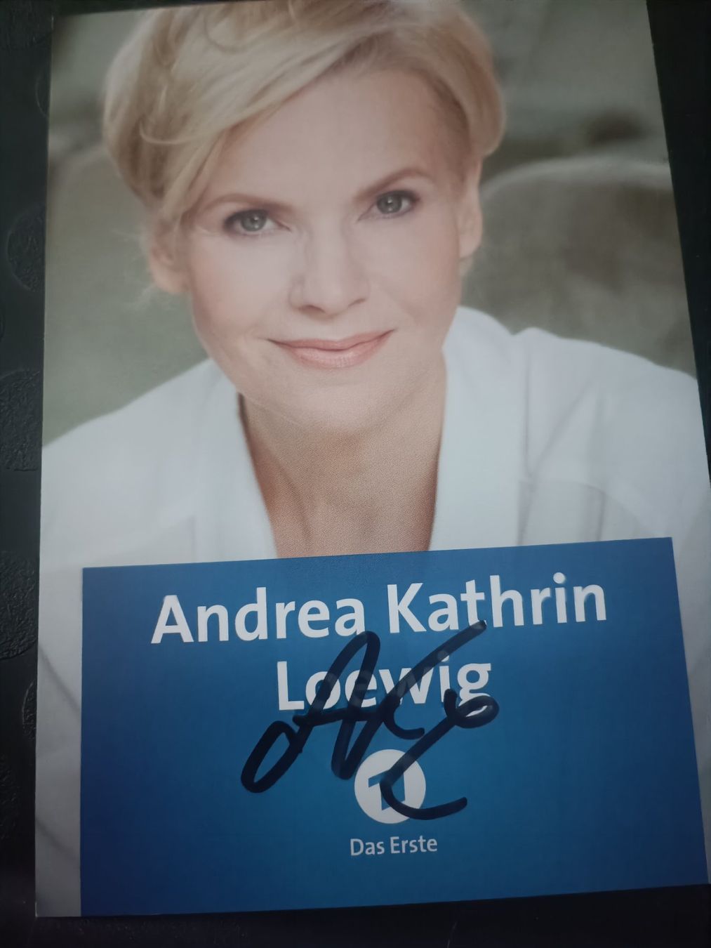 Autogramme: Andrea Kathrin Loewig - handsigniert – Gebraucht aus Menziken von Artographs