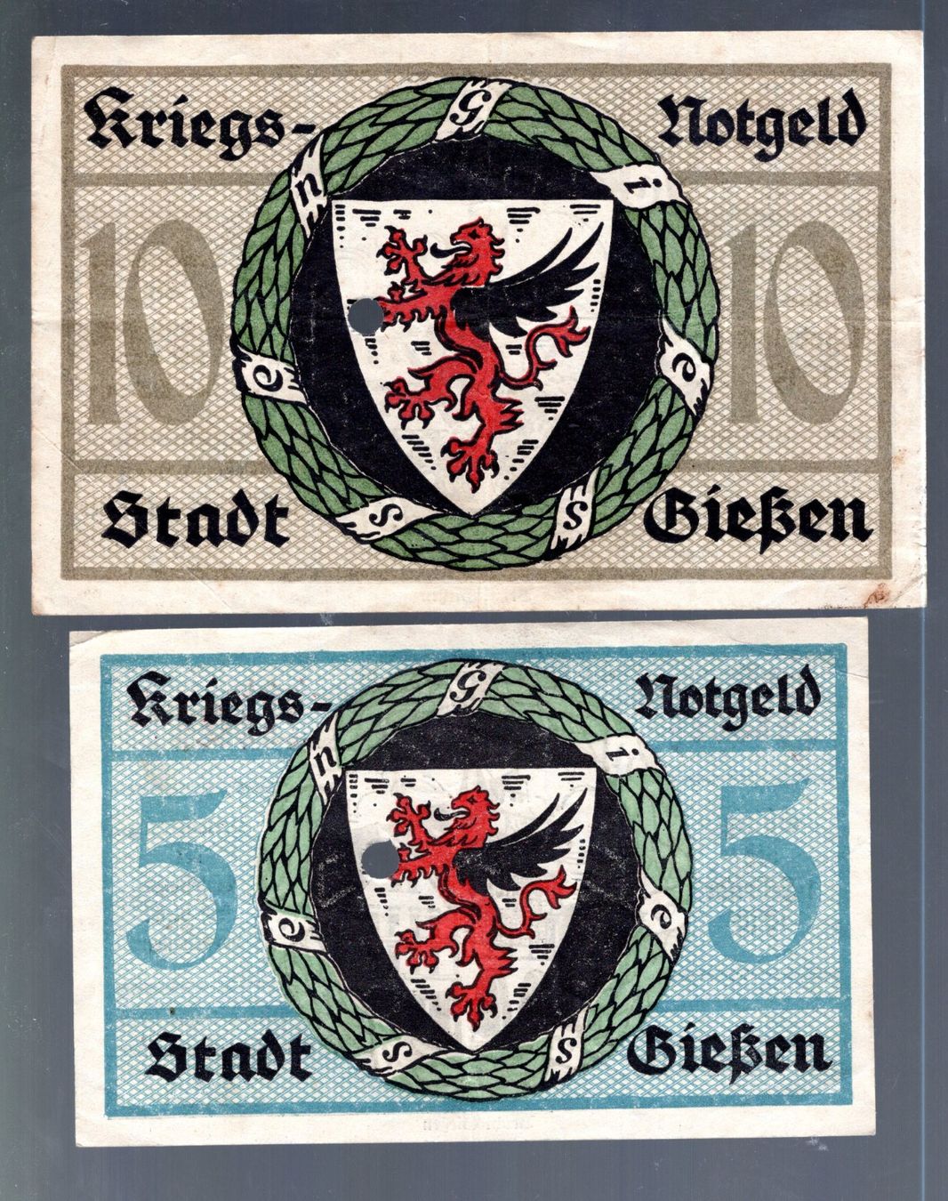 Banknoten: Germany noten 2 stück grade AU – Gebraucht aus Leibstadt von baroc333 1