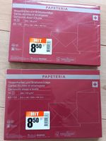 2 paquets 15 cartes doubles et 15 enveloppes A5 rouge chacun