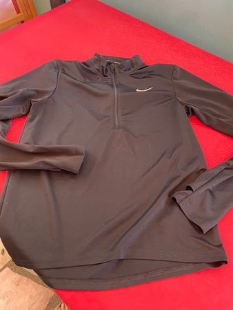 Herren Nike Sweatshirt schwarz Sport Dri Fit S