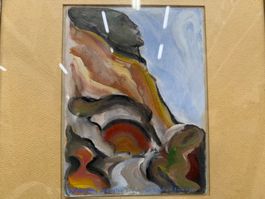 Dekoratives abstraktes Bild in harmonischen Farben