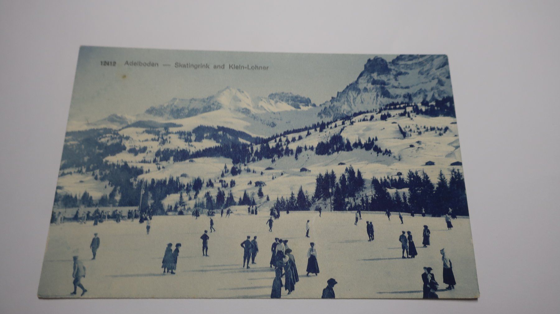 Ansichtskarten: Adelboden - Skatingrink and Klein-Lohner – Gebraucht aus Cormoret von Pascalll2001 2
