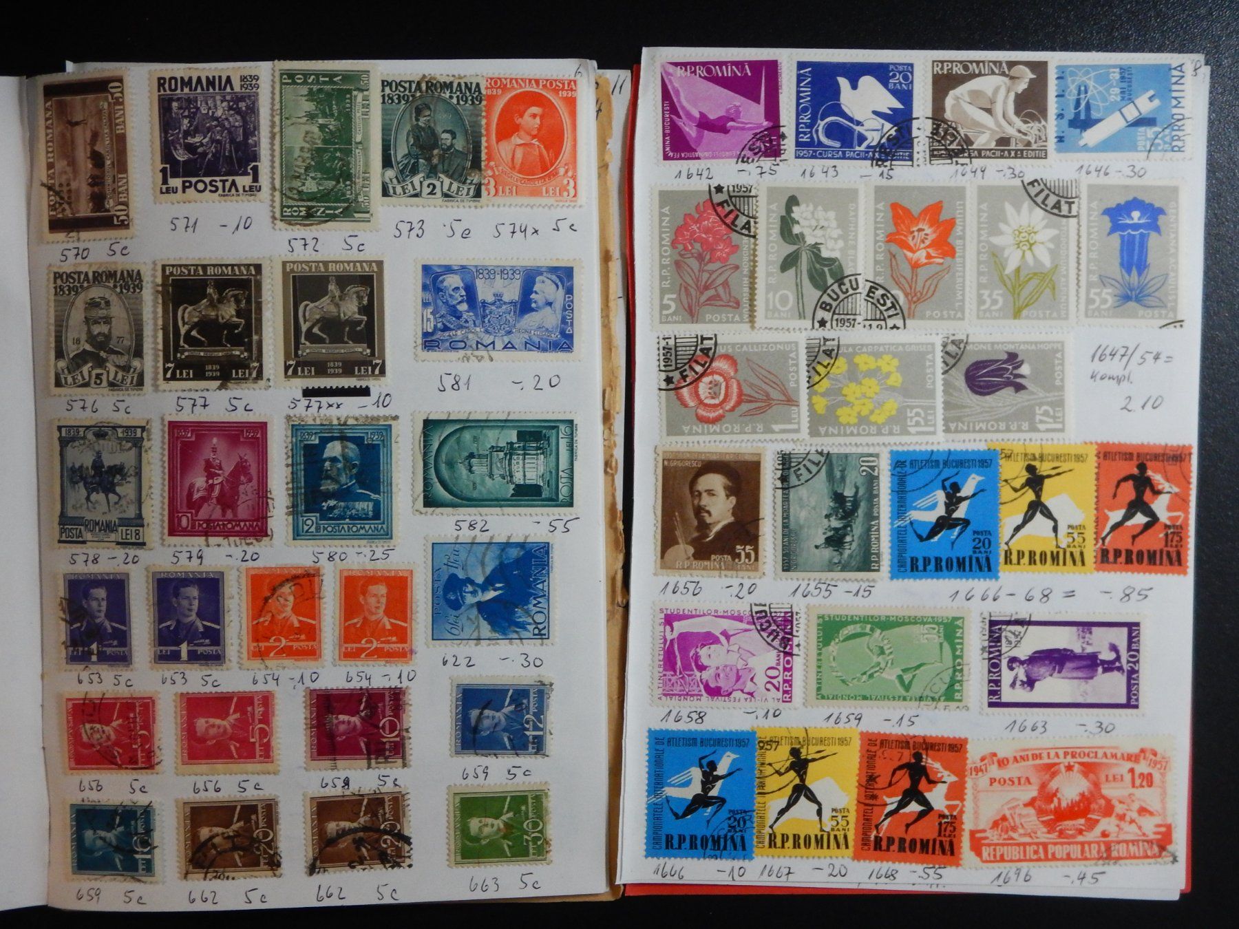 Tutti i francobolli: Rumänien Sammlung ab alt – Usato da Zürich venduto da Muehlekauf 5