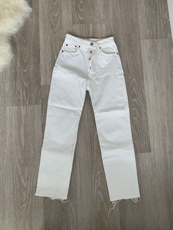 Jeans bianchi dritti Zara