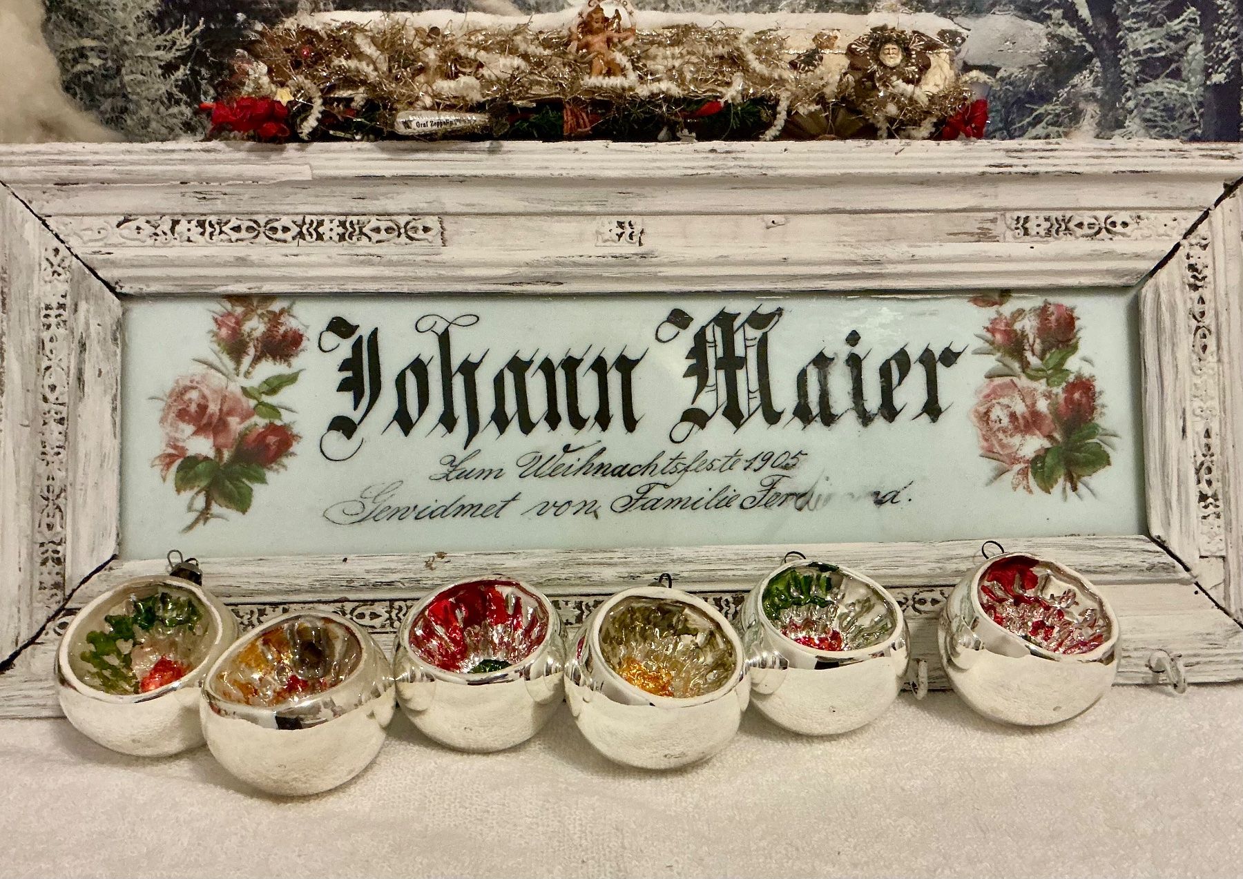 Toutes les décorations: ALTE GLAS WEIHNACHTSKUGELN – D'occasion à Zell LU par Silvermemory 3