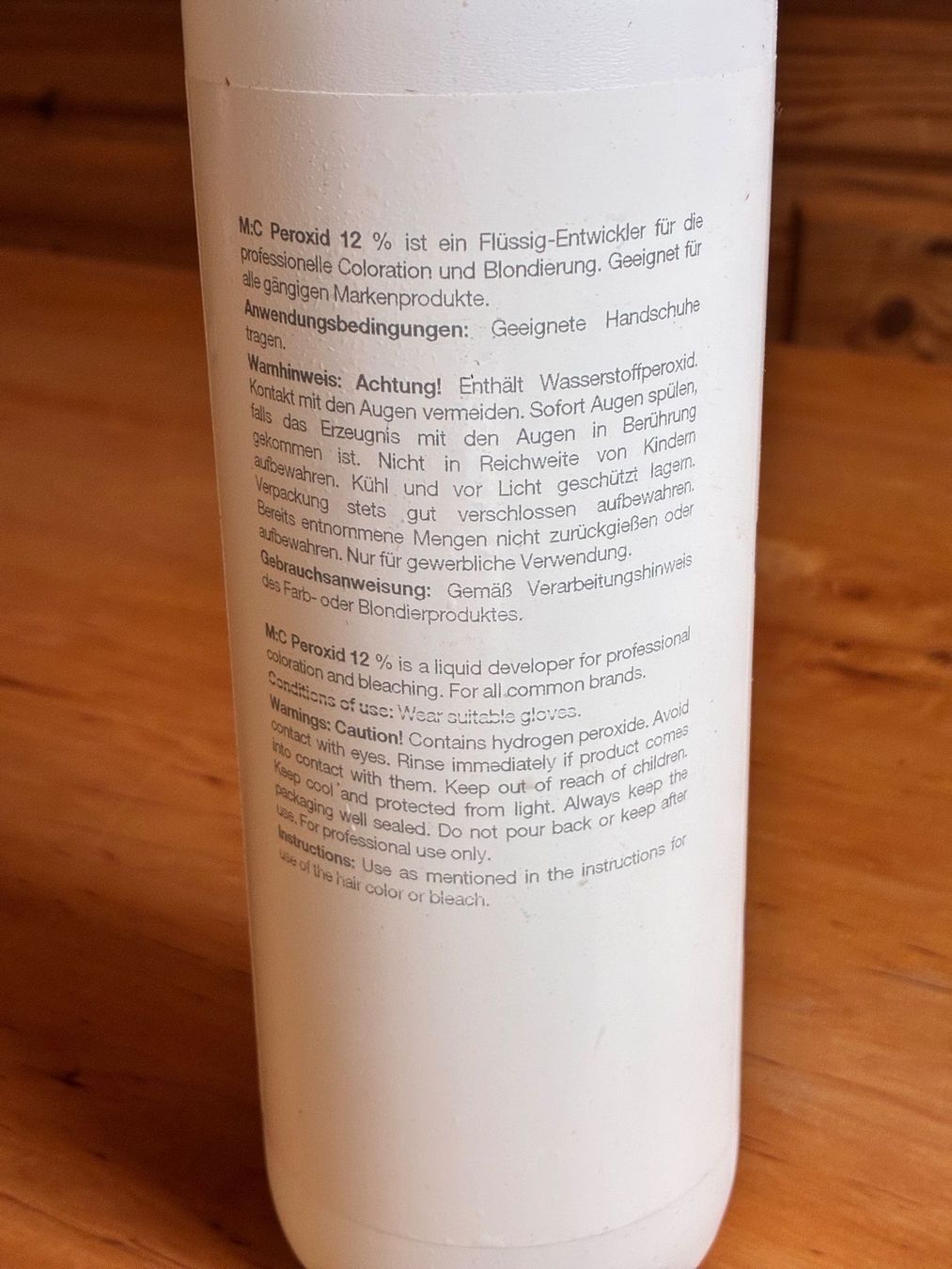 Tinte: Farbentwickler, Peroxid 12% – Usato da Hinterforst venduto da Gartenweib 1