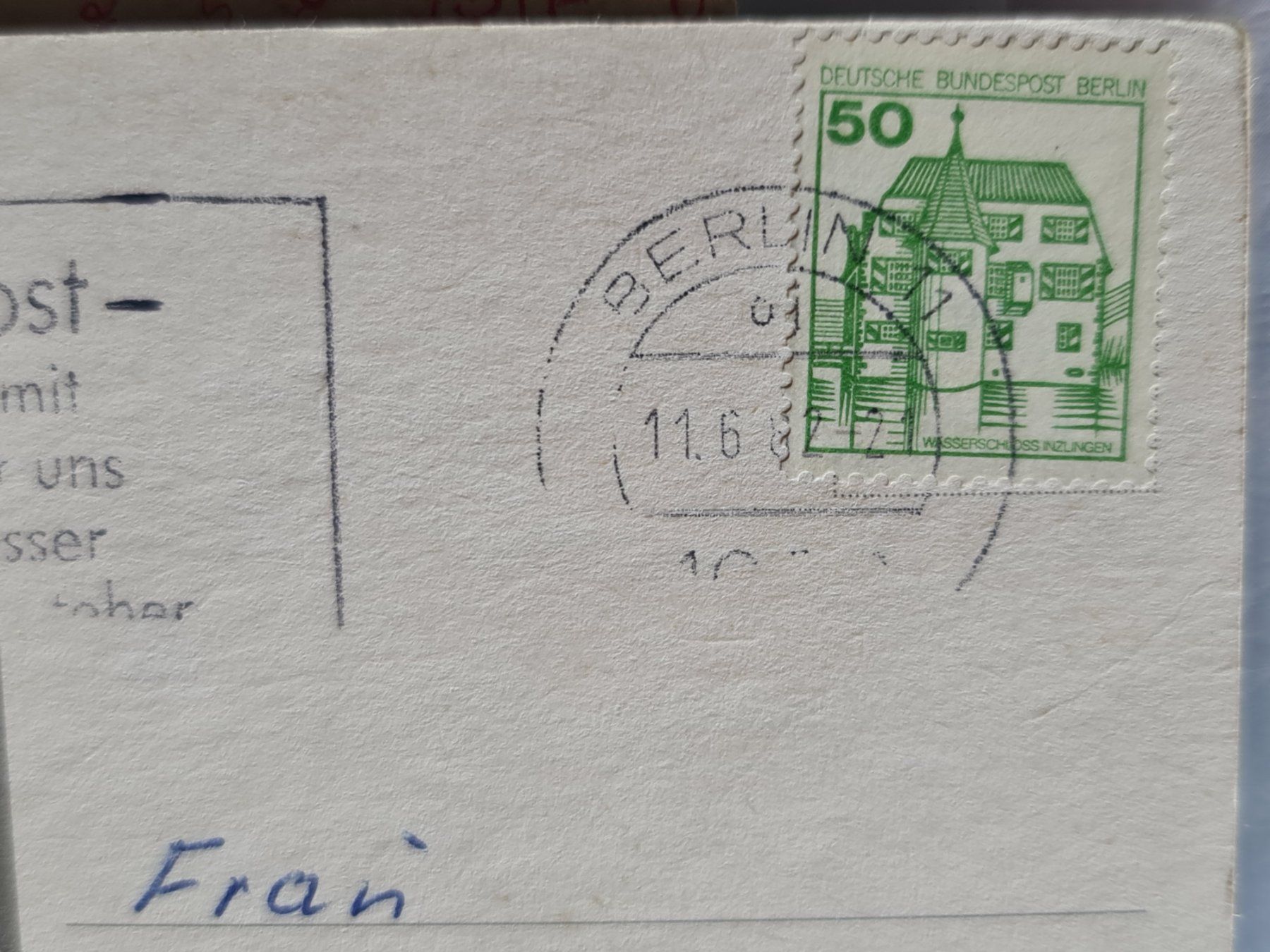 Cartoline postali: Ansichtskarte Berlin Deutschland 1982 – Usato da Dintikon venduto da Vexi 1