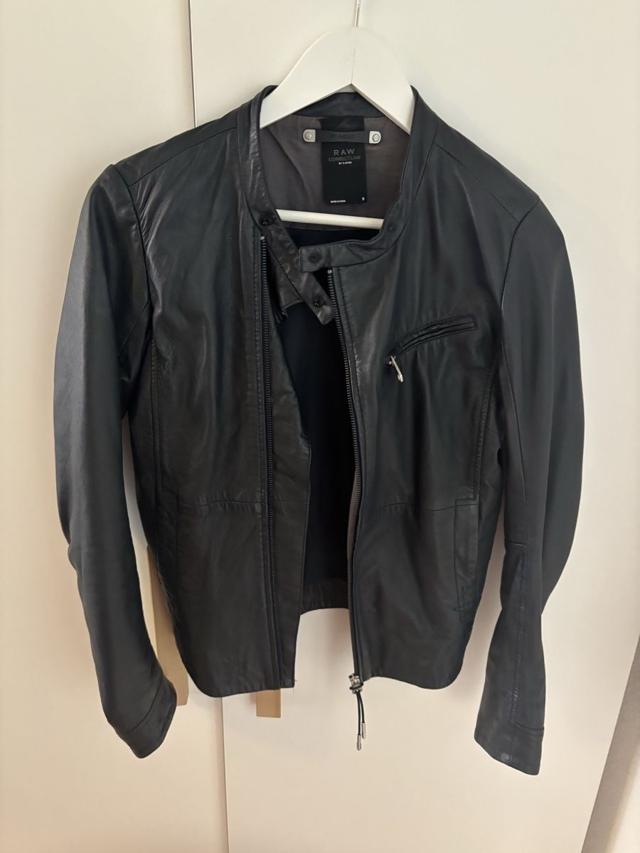 G-Star Giacche: G-Star RAW Lederjacke Gr. S – Echtleder – Usato da Geroldswil venduto da ele_7hkp 3