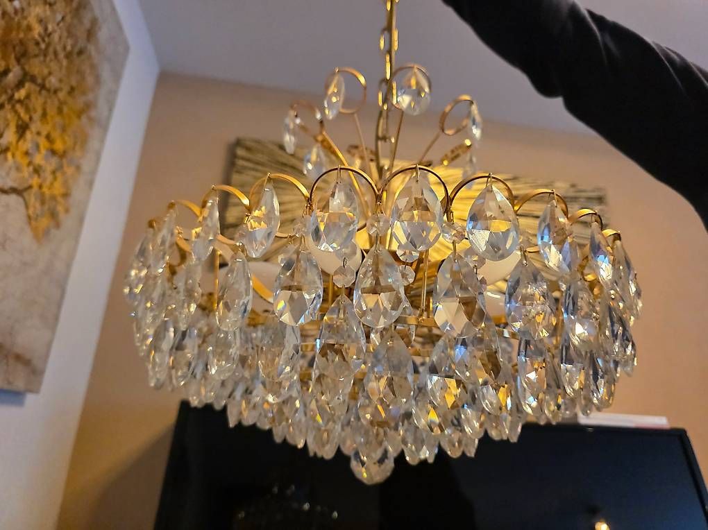 Lampadari & plafoniere: Eleganter Kristall-Kronleuchter – Usato da Waldenburg venduto da tin_c7b8 3