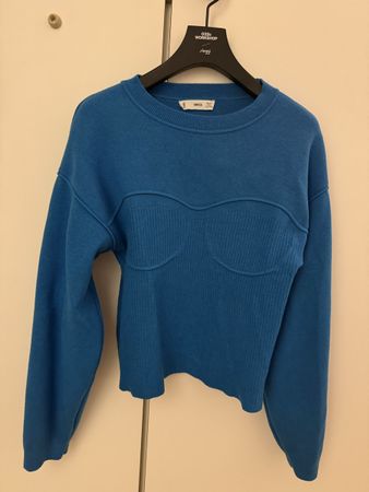 Pullover blau Grösse S Damen von Mango