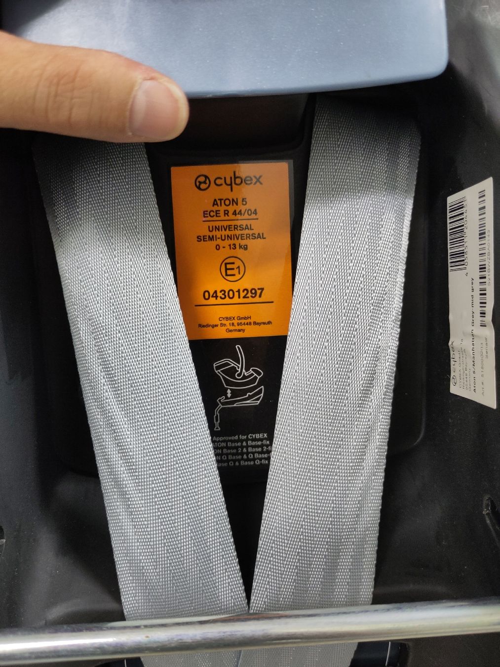 Cybex Seggiolini per auto: Cybex Babyschale Aton 5, Grau – Usato da Dättlikon venduto da nad_6j6c 5
