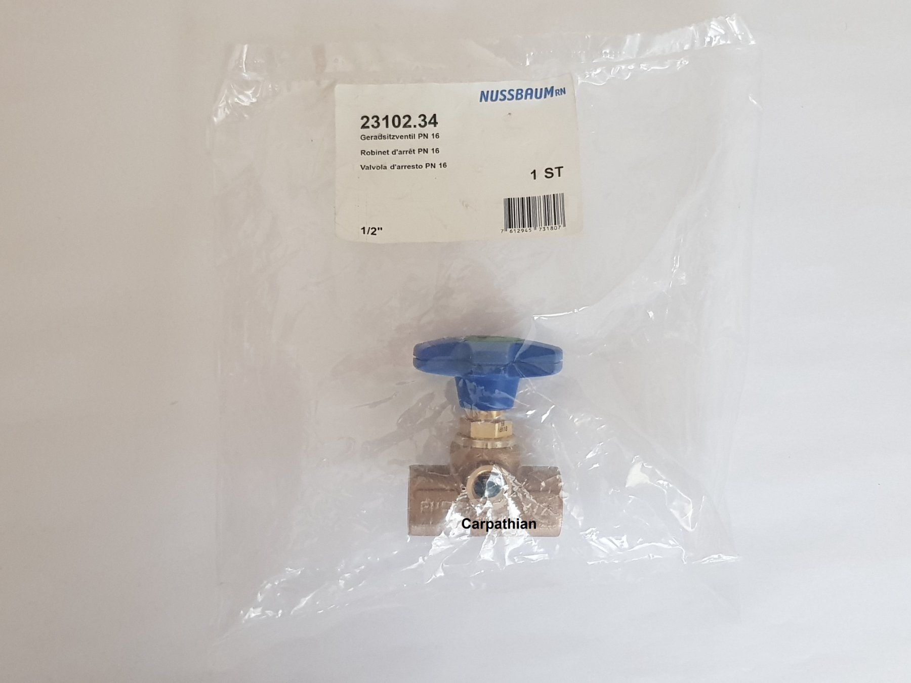Armaturen: Geradsitzventil 1/2" mit Entleerhahn *TOP ANGEBOT* – Neu und originalverpackt aus Unterlunkhofen von Carpathian 2
