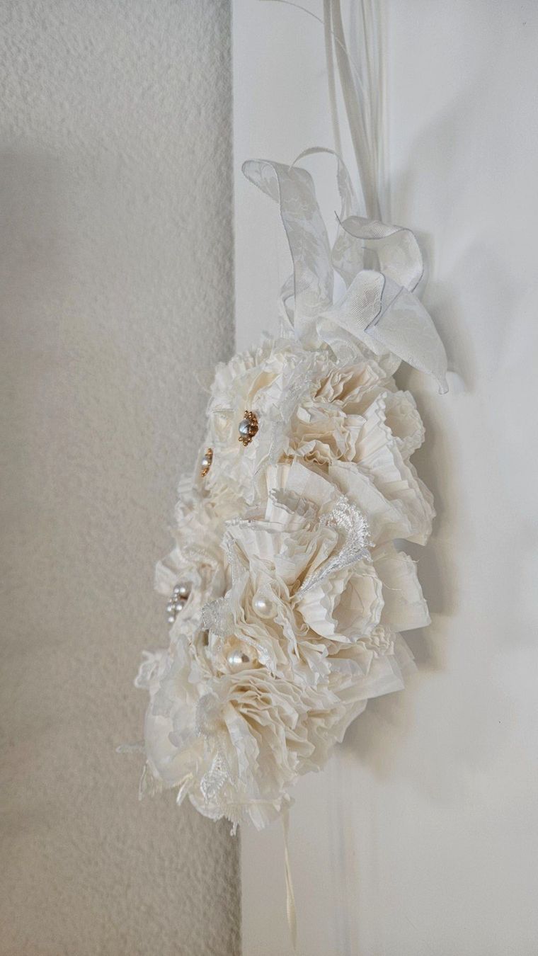 Tutte le decorazioni: Shabby Chic Kranz, Geschenk Romantik Hochzeit Muttertag – Nuovo e nell'imballaggio originale da Gossau ZH venduto da LeoniesDeko 5