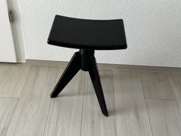 Klavierhocker schwarz verstellbar