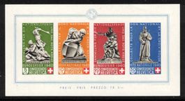 1940 Bundesfeierblock  B12 ** (Blocknr.20)
