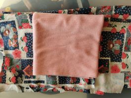 Sweetschirt Stoff Teddy Muster, Baumwolle, zum Basteln