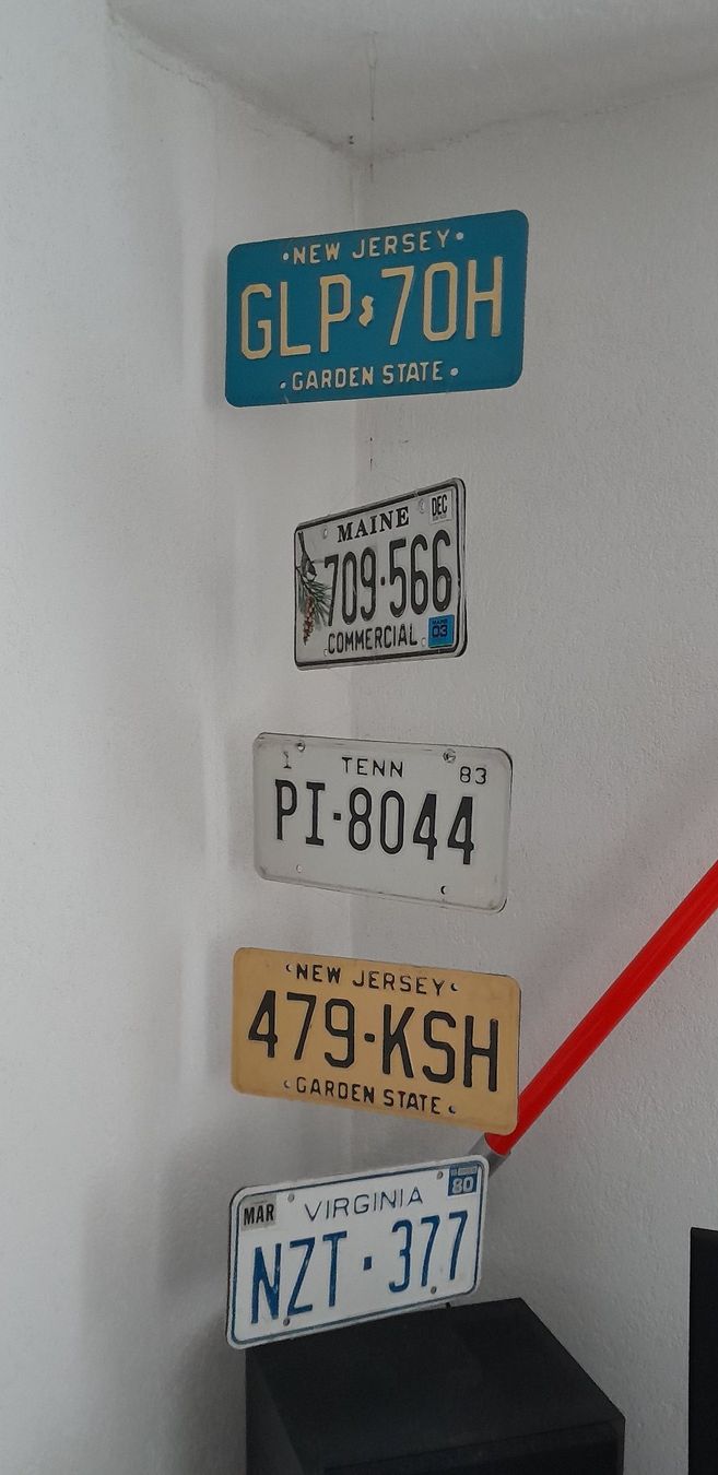 Schilder: USA License plate - Nummernschilder - Mobile – Gebraucht aus Liesberg von Ragged 1
