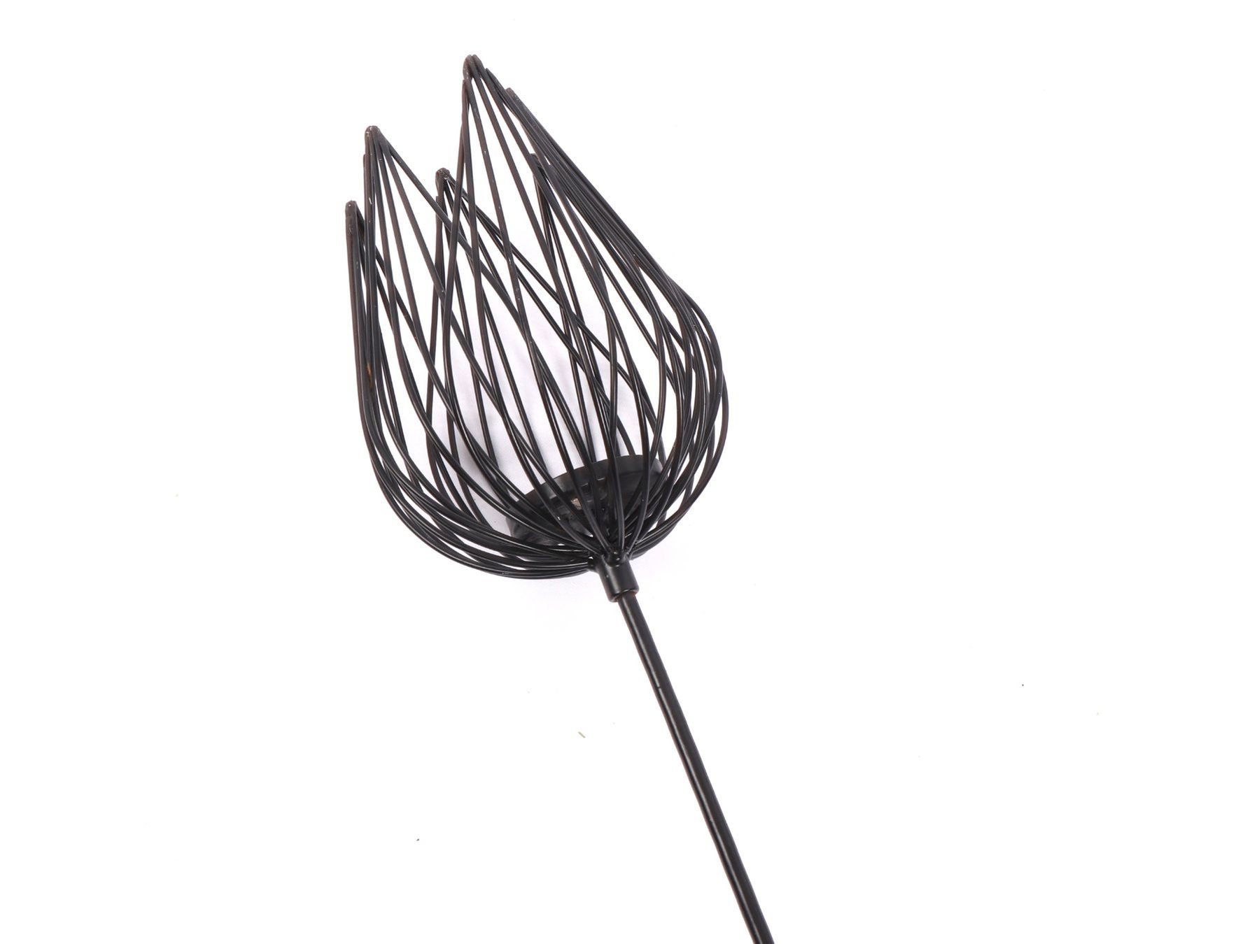 Portacandele: GARTENSTECKER Blüte metall schwarz – Usato da Steinen venduto da Restwert_Steinen 4