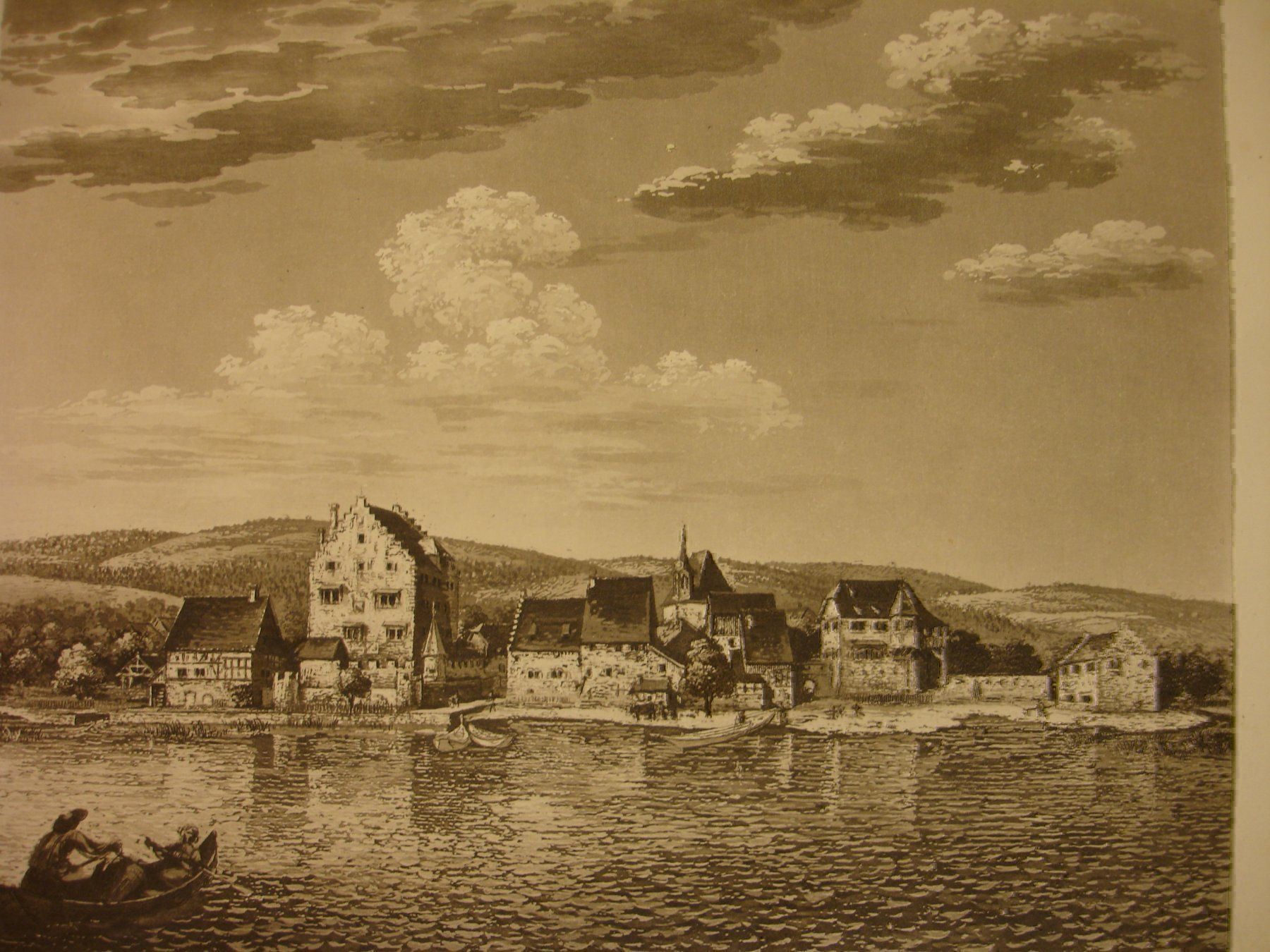 Foto & Immagini: GREIFENSEE, AQUATINTA 1853 – Usato da Grüningen venduto da Kartensammler 2