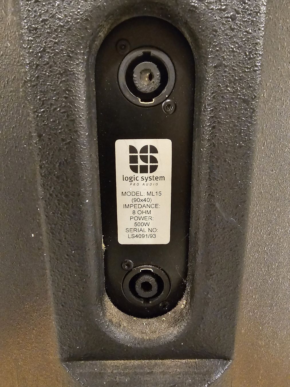Casse acustiche: 2 Enceintes professionnelles Logic System ML15 500W 8 Ohm – Usato da Le Bémont JU venduto da Pouli_taitai 1