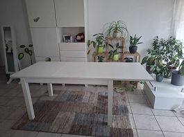 Esstisch weiss ausziehbar