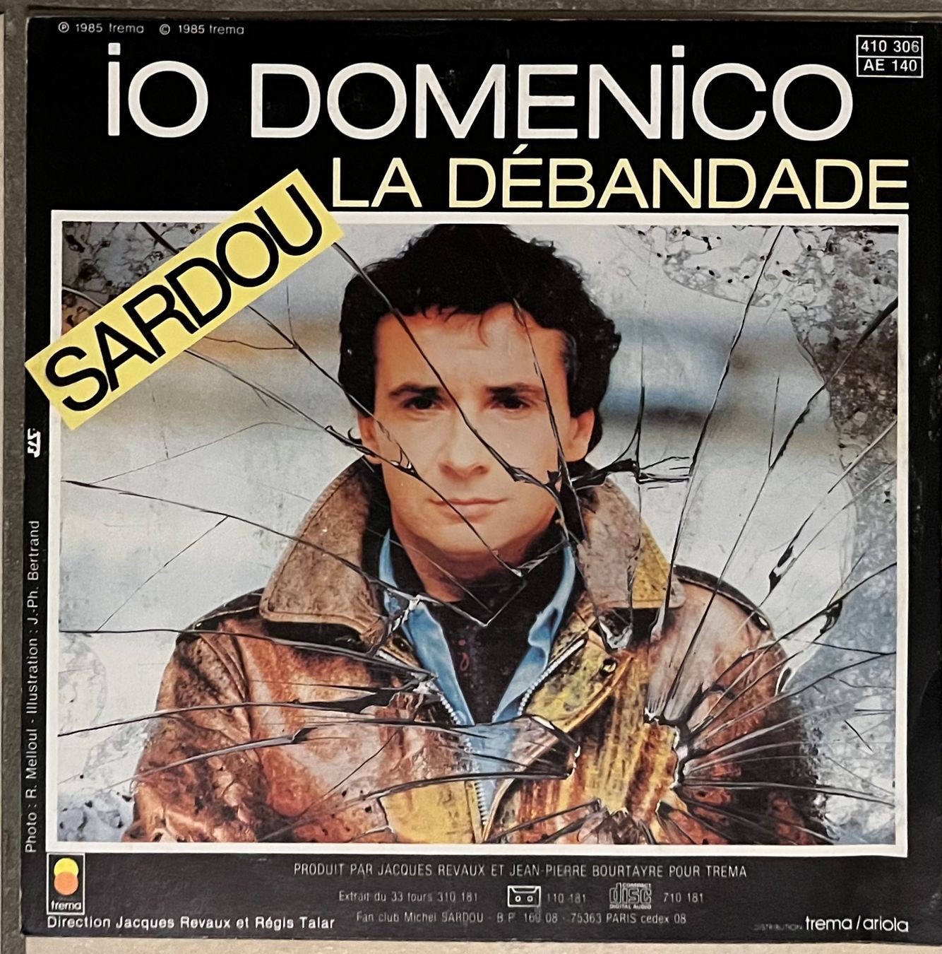 Schallplatten: MICHEL SARDOU - IO DOMENICO – Gebraucht aus Bussigny von vinyl-pas-cher 1