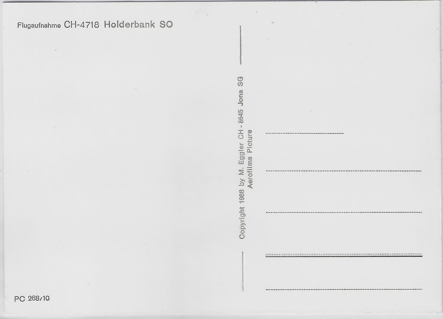 Cartoline postali: Flugaufnahme Holderbank SO – Antico da Ettingen venduto da Kartenplanet 1