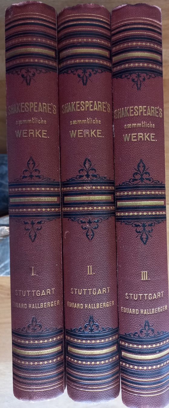 Bücher: Shakespeares Werke Bücher Bd. I - III – Gebraucht aus Zollikon von TimeIsMoney 4