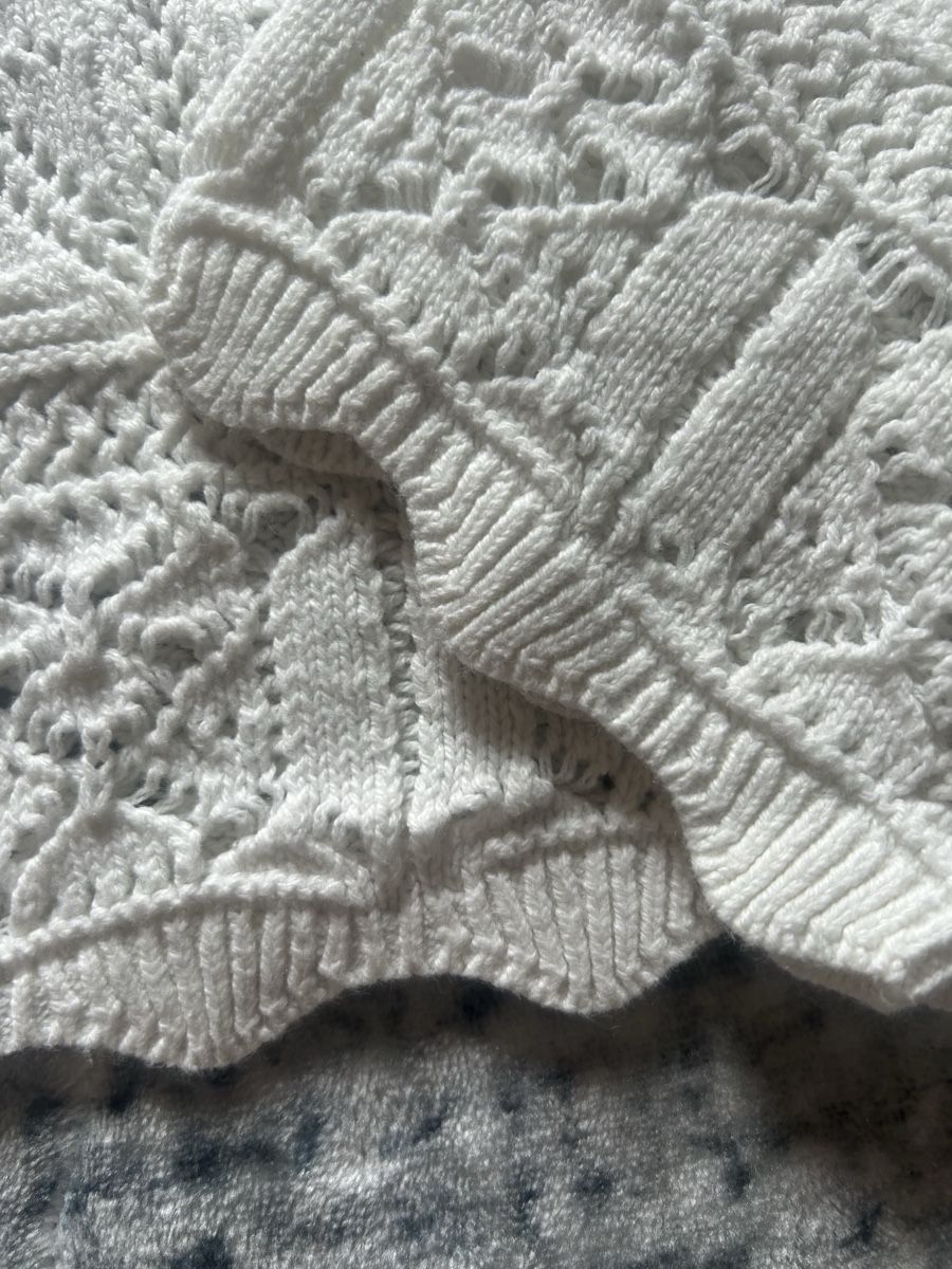 H&M Pullover & Sweatshirts: Gehäkelter Pullover weiss Grösse 158/164 – Neu (gemäss Beschreibung) aus Kirchlindach von smare 3