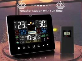 Wetterstation Wecker Thermometer Hygrometer kabelloser
