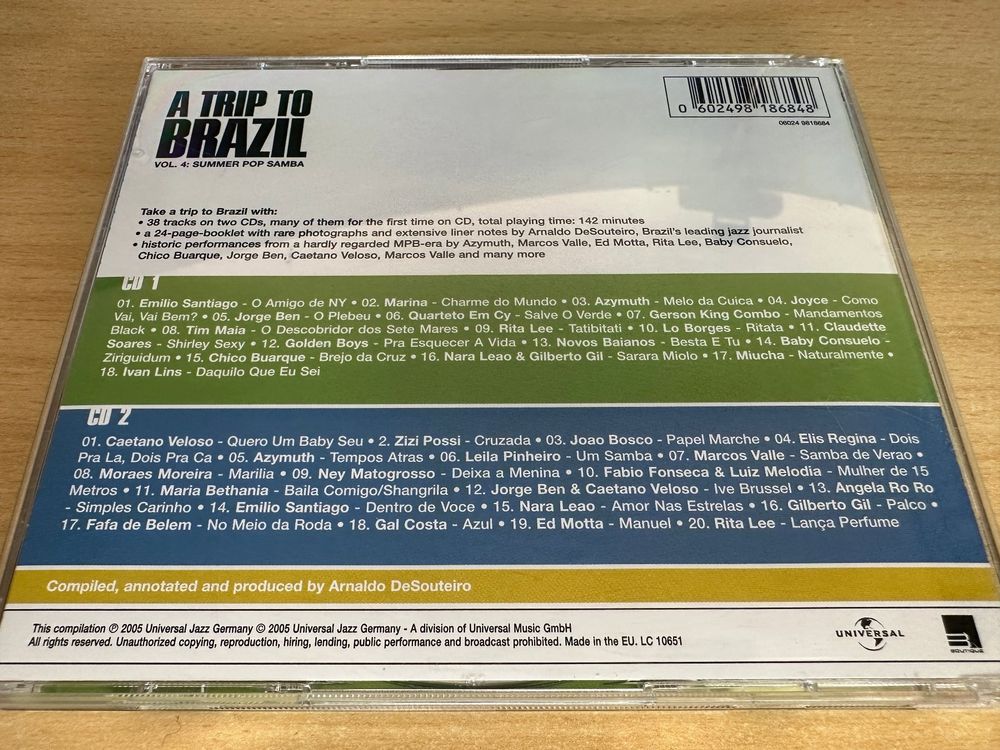 Various – A Trip To Brazil (Vol. 4: Summer Pop Samba) - 2 CD (Gebraucht ...