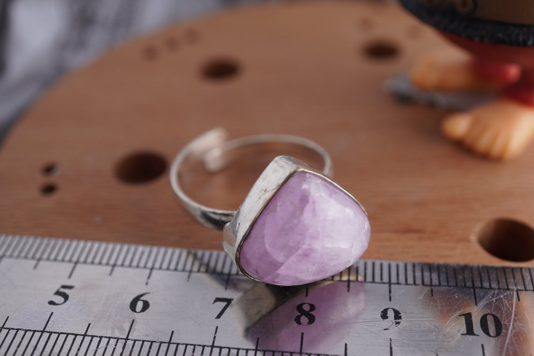 Minéraux & Lithothérapie: Kunzit  Rosa   ring Grösse  Variabel     (Räumung!) – Neuf avec emballage d'origine à Eschenbach SG par topstone 2