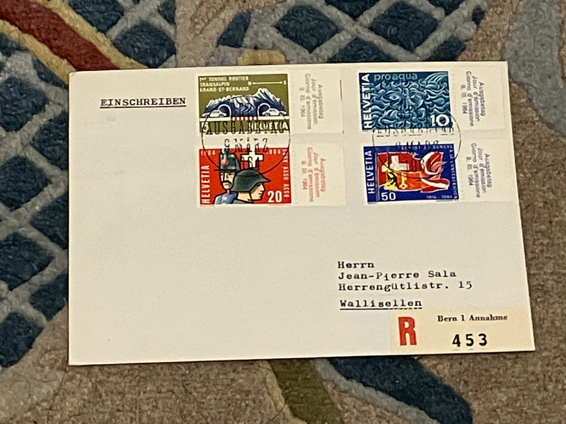Buste & buste per spedizione: CH FDC  Einschreiben 1964 – Usato da Koblenz venduto da Markenhimmel