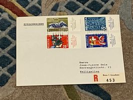 CH FDC  Einschreiben 1964