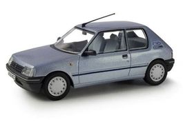 Peugeot 205 1.1 Look 1990 RHD Topaze blau met. / schwarz