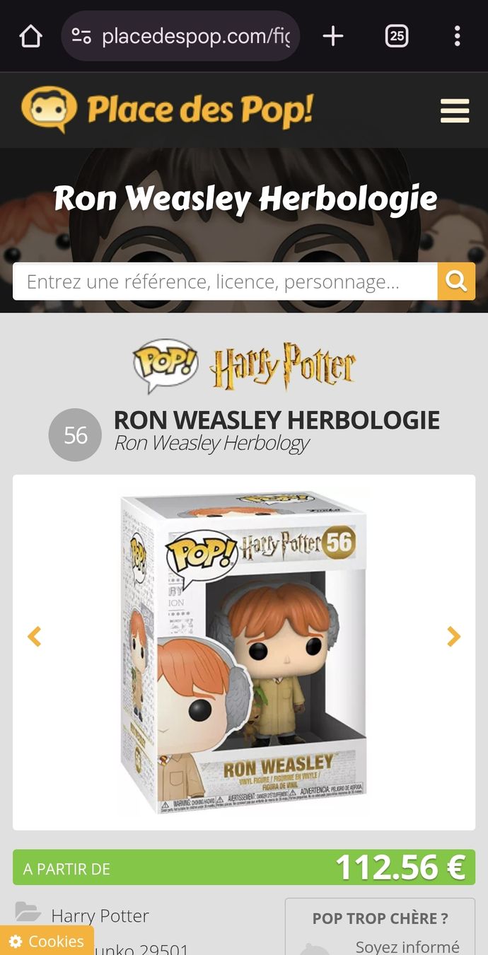 Funko Statuette: FUNKO POP - Ron Herborist 56 – Usato da Riaz venduto da Murielbhs 3