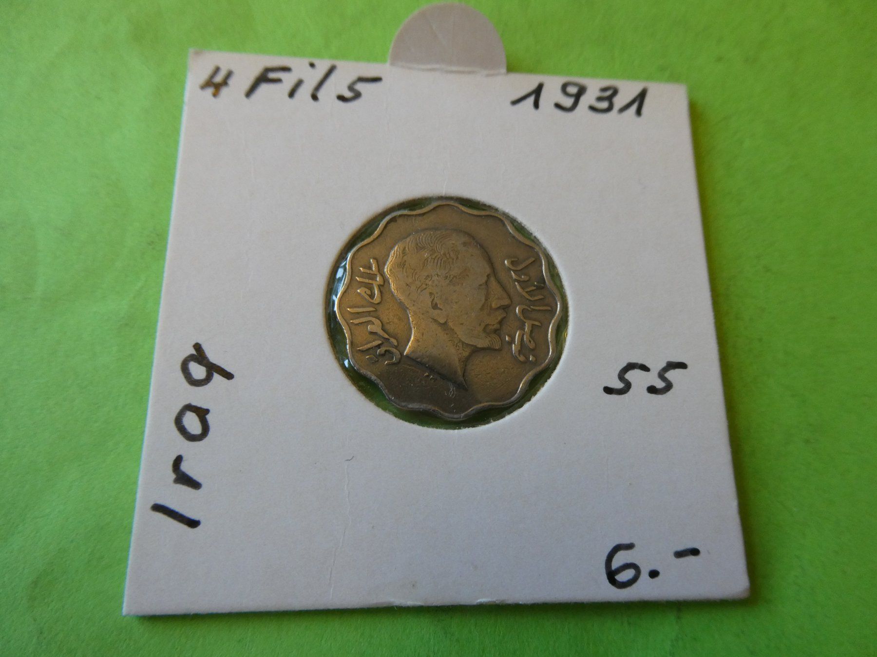 Tutti le monete: Irak 1931, 4 Fils – Usato da Hinterforst venduto da Rohusri