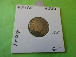 Irak 1931, 4 Fils