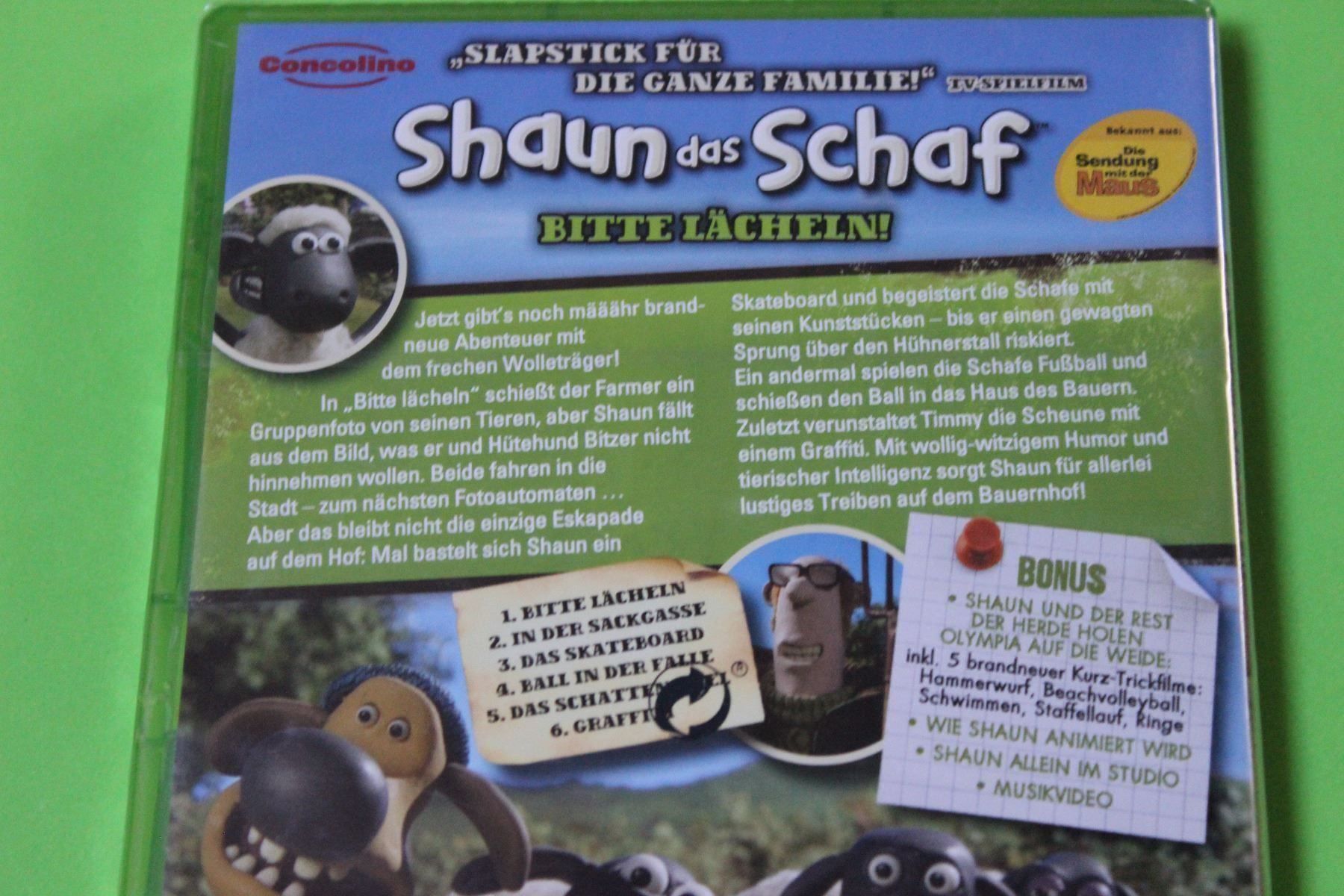 Tutti i DVDs: SHAUN DAS SCHAF: BITTE LÄCHELN DVD originalverpackt – Nuovo e nell'imballaggio originale da Tübach venduto da JamesStone 3