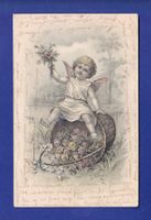 ENFANT - Ange et fleurs