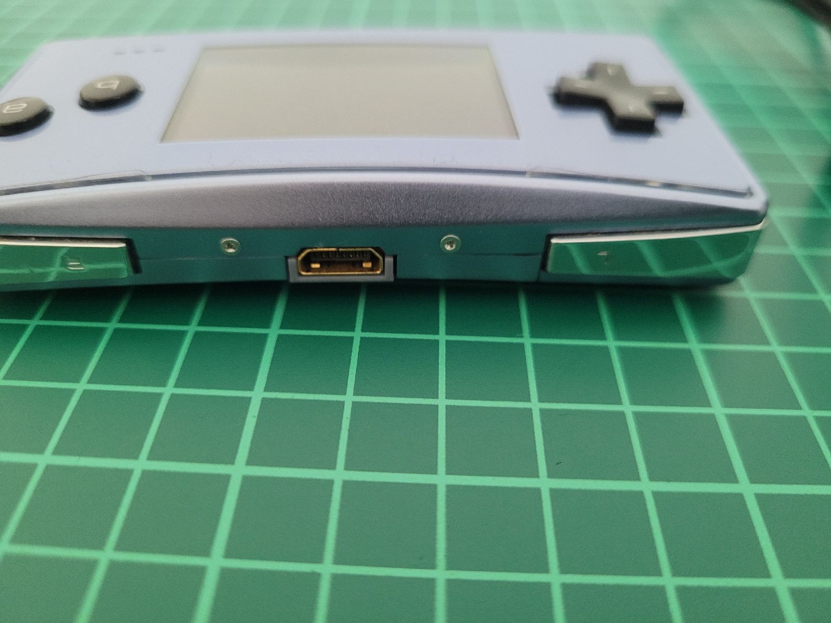 Nintendo Konsolen: Nintendo Game Boy Micro - Blue Defekt/défectueux  – Defekt aus Meyrin von  4