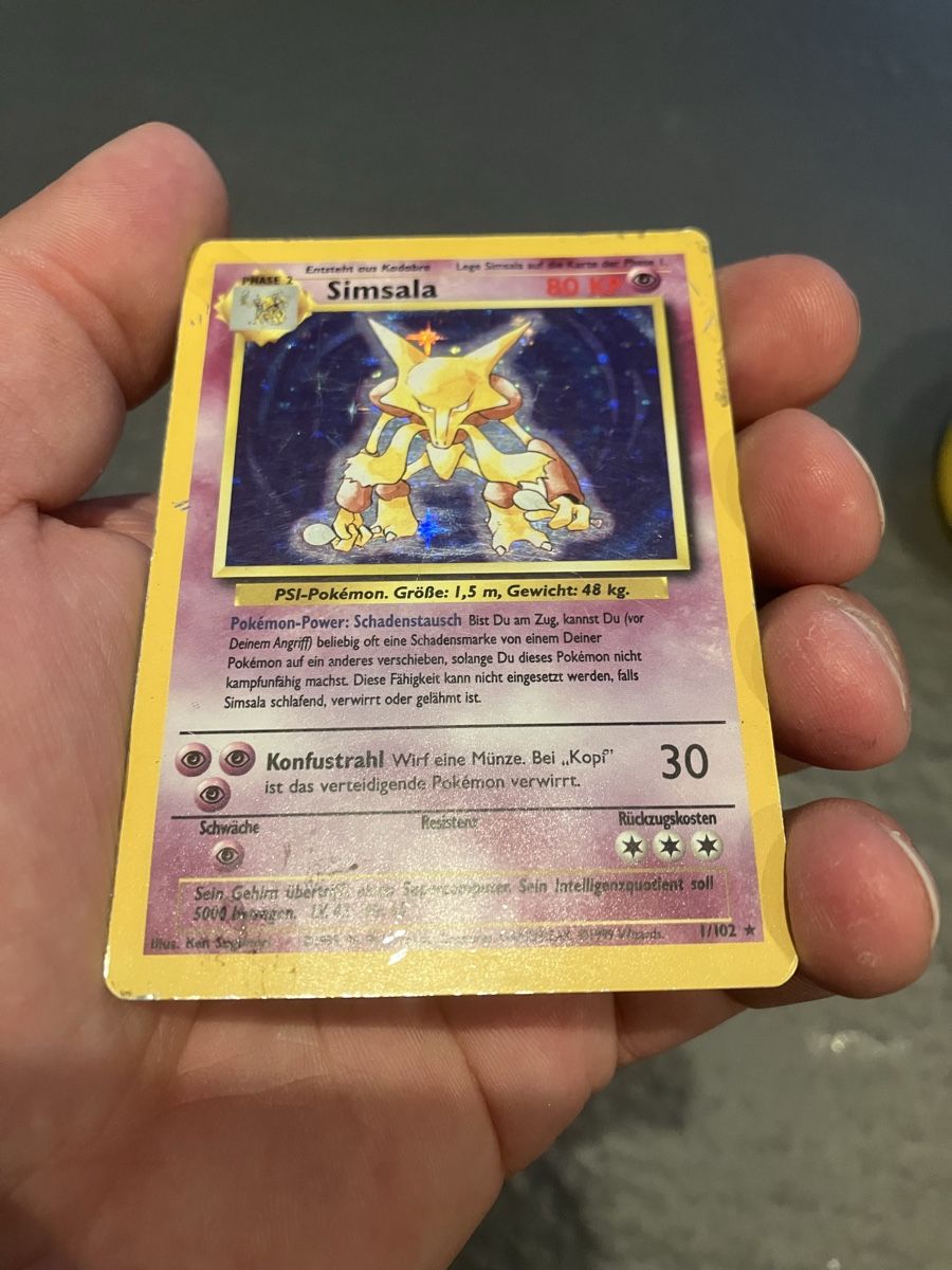Pokémon Cartes à collectionner: Pokemon Simsala, Holo Rare, Base Set 1996 – Neuf (Voir description) à Lyss par Sandera20 2