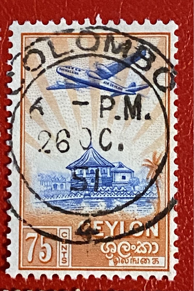 Alle Briefmarken: Timbres - Ceylon – Gebraucht aus Petit-Lancy von Solcarm 3