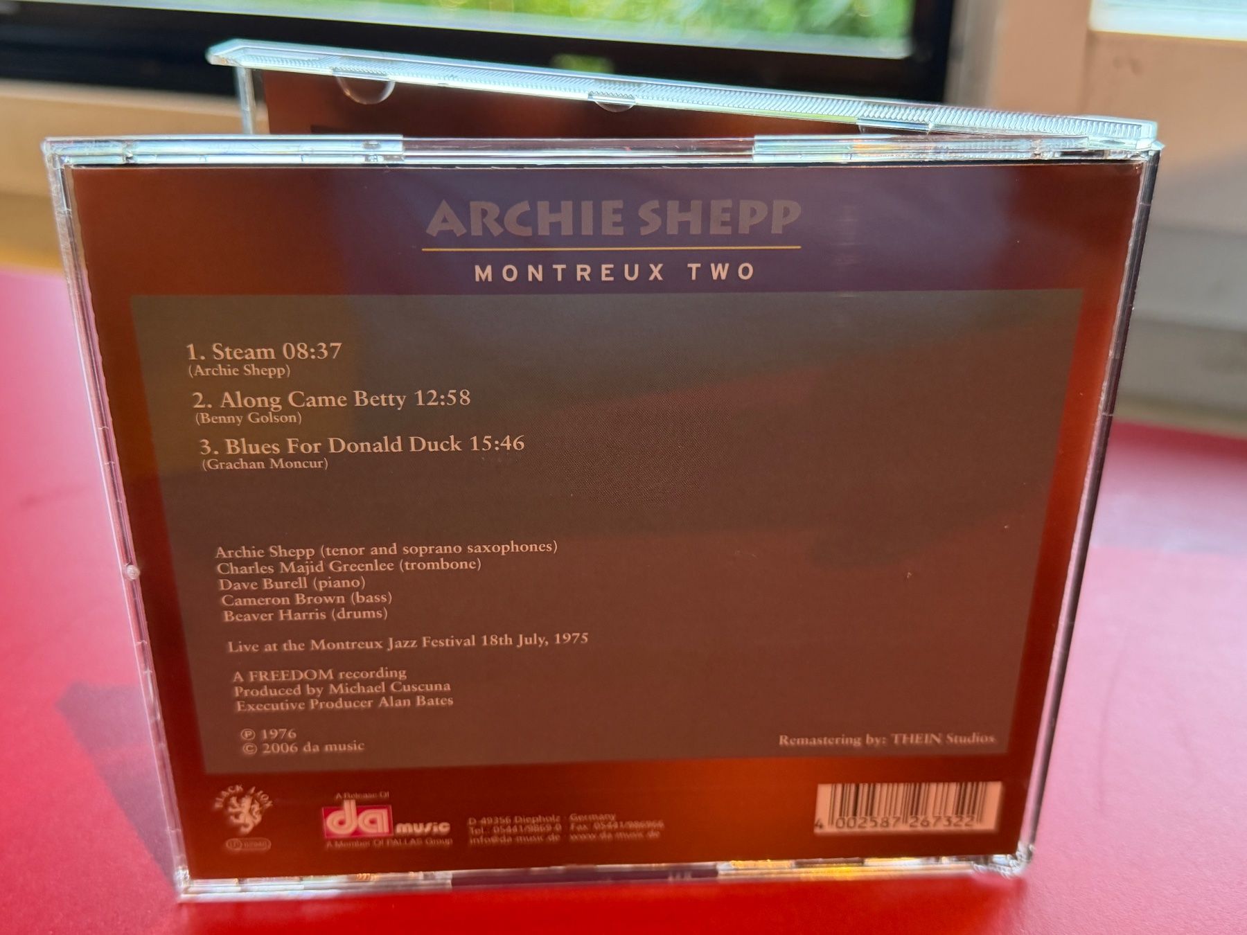CD: Archie Shepp - Montreux Two - HF41B – Nuovo (secondo la descrizione) da Küsnacht ZH venduto da JazzRecords 3