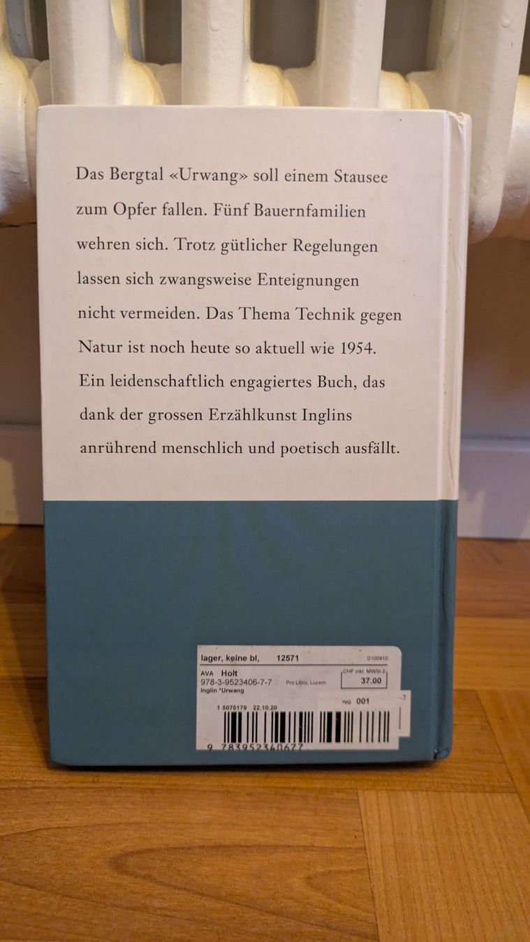 Libri: Meinrad Inglin - Urwang – Usato da Steinen venduto da beatstick 1