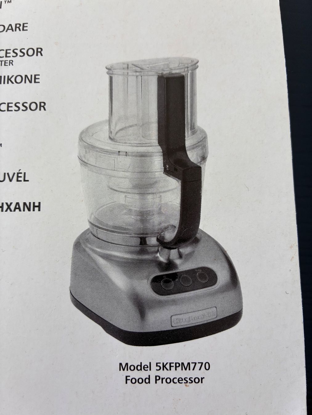 Elettrodomestici da cucina: Kitchen Aid Food Processor Zubehör – Usato da Zollikon venduto da Zollikonoffice 1