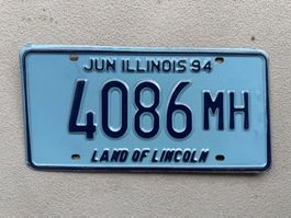 🇺🇸🇺🇸 USA Nummernschild #  ILLINOIS - LINCOLN # 🇺🇸🇺🇸