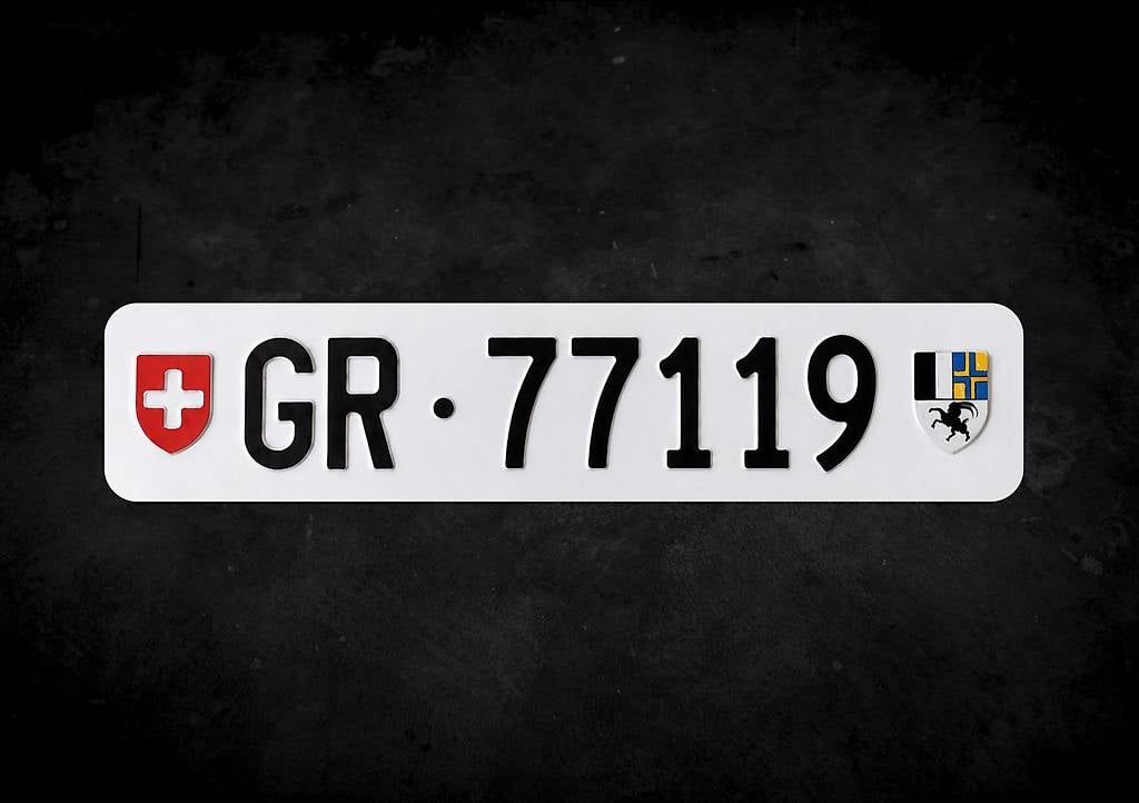 Schilder: GR Autonummer/Kontrollschild – Gebraucht aus Chur von autonummer-gr.ch