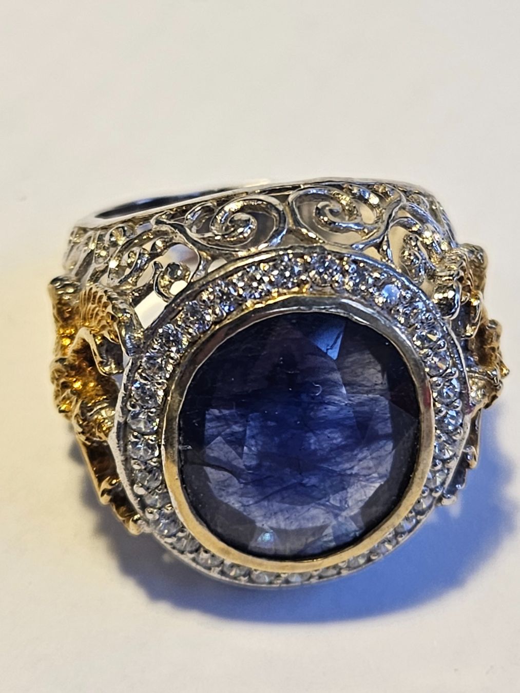 Anelli: Safir Fingerring – Nuovo (secondo la descrizione) da Zürich venduto da adriben 9